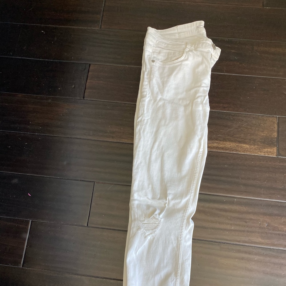 White Zara skinny jeans